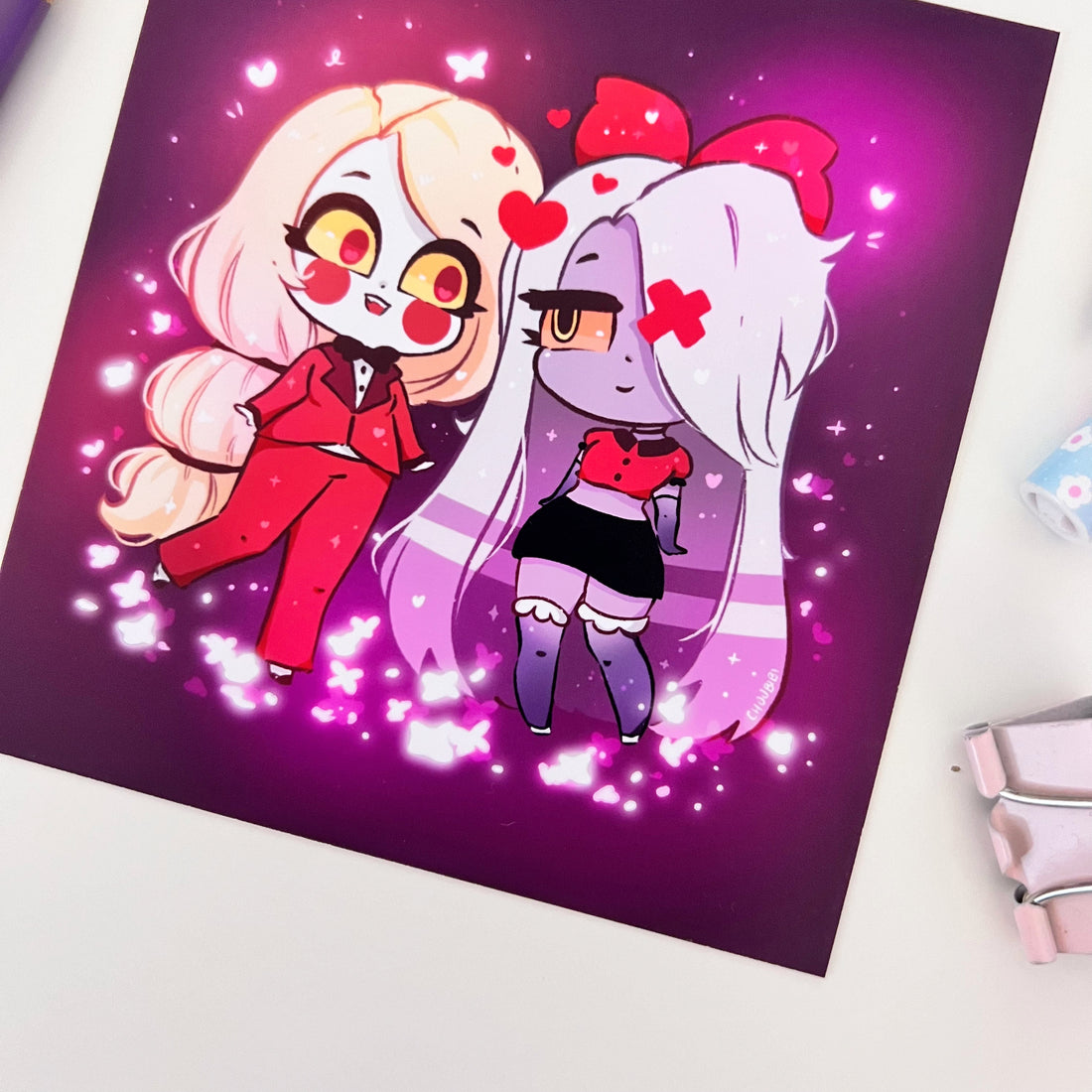 Demon Couple Art Print – Chuubibi