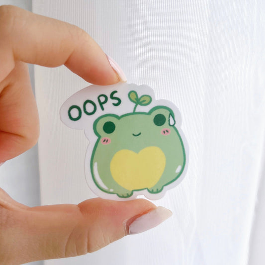 Oops Froggy Sticker