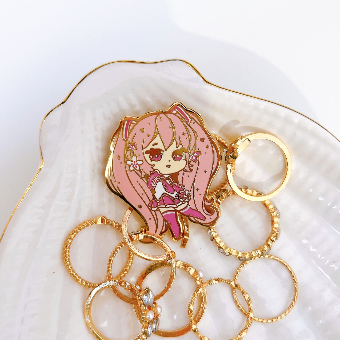 Sakura Miku Enamel Pins