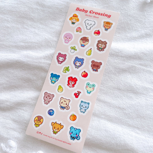 Baby Crossing Sticker Sheet