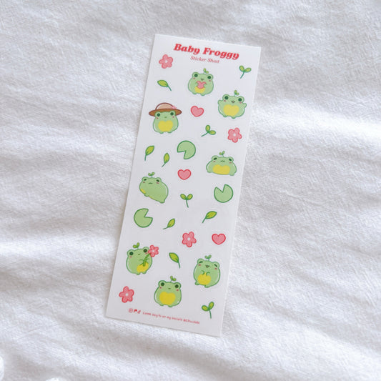 Baby Froggy Sticker Sheet