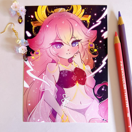 Yae Miko Art Print