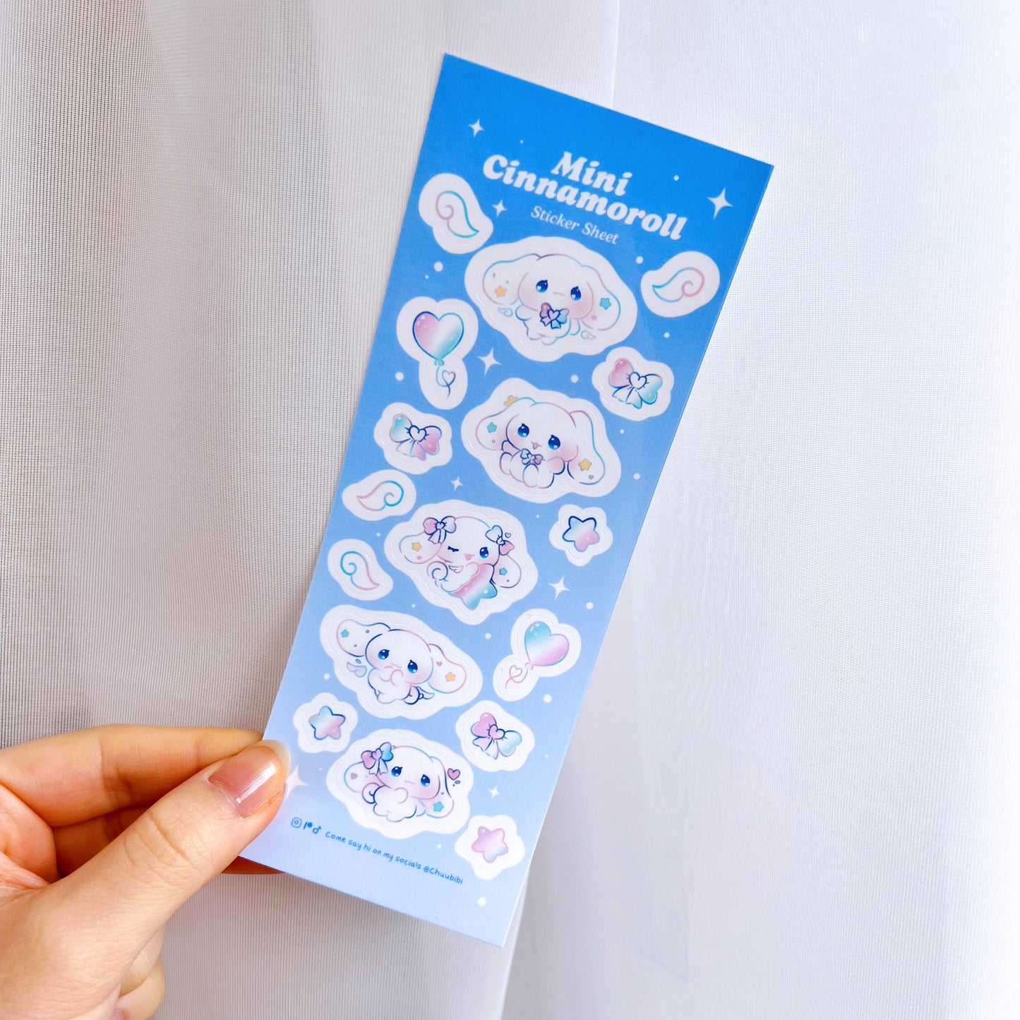 Mini Cinnamoroll Sticker Sheet