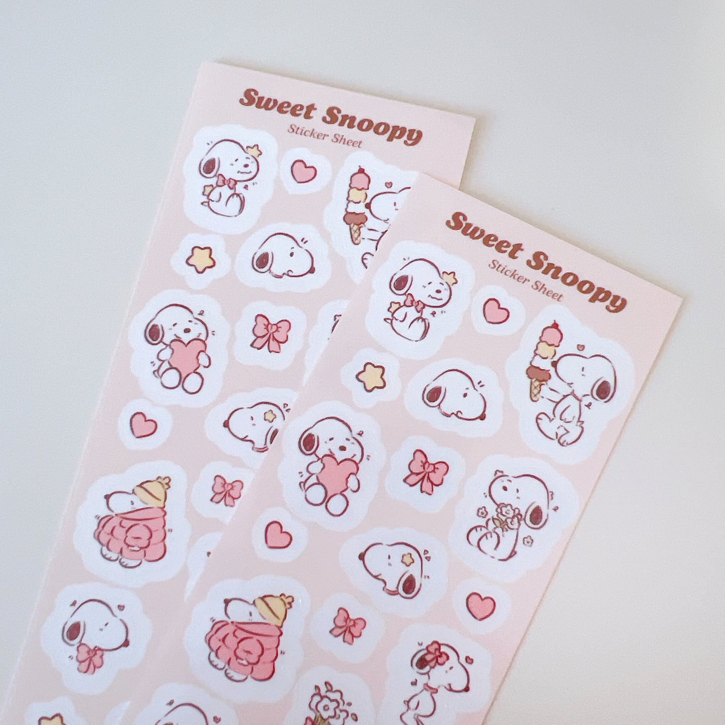 Sweet Snoopy Sticker Sheet