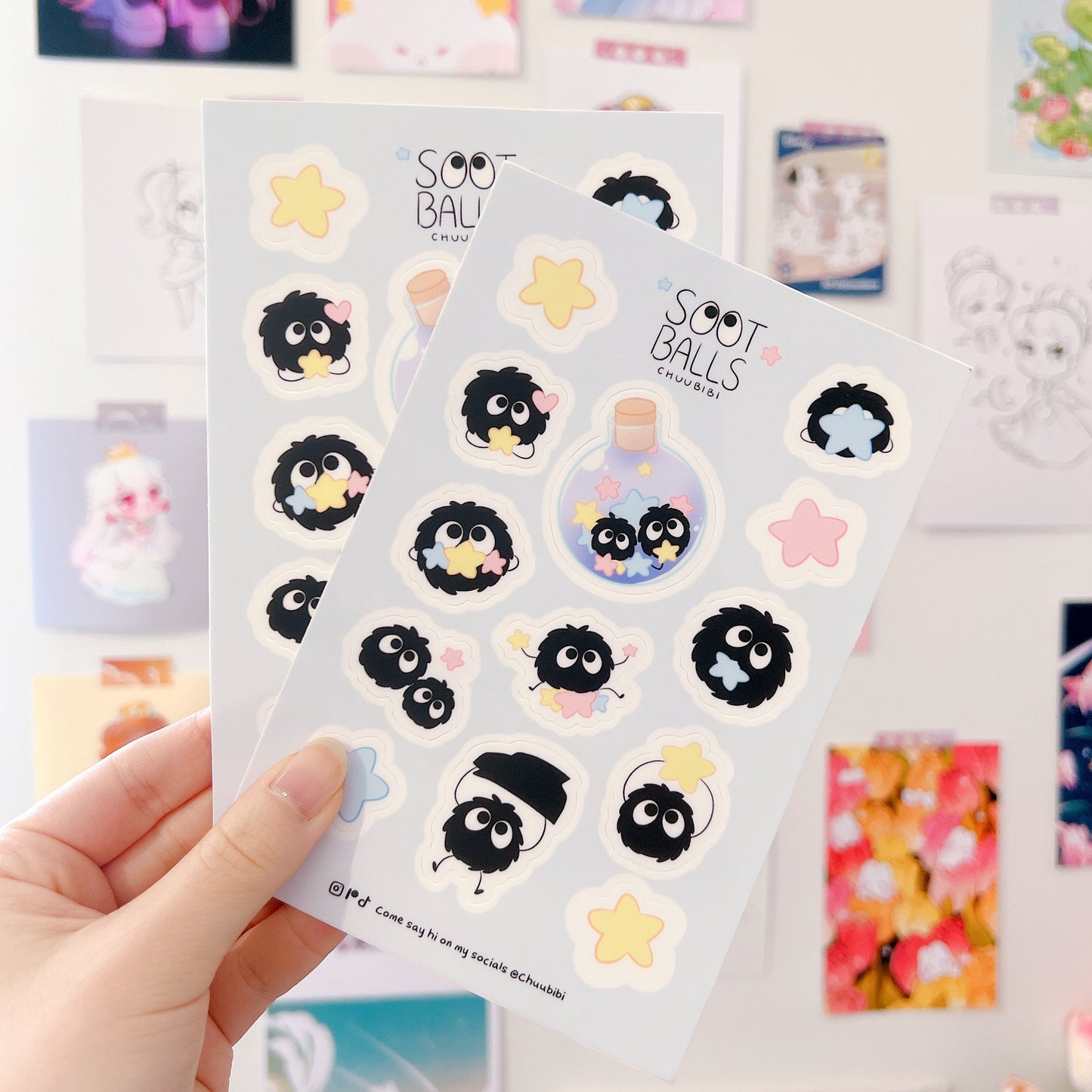 Soot Ball Sticker Sheet