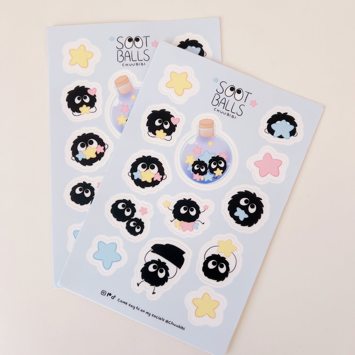 Soot Ball Sticker Sheet