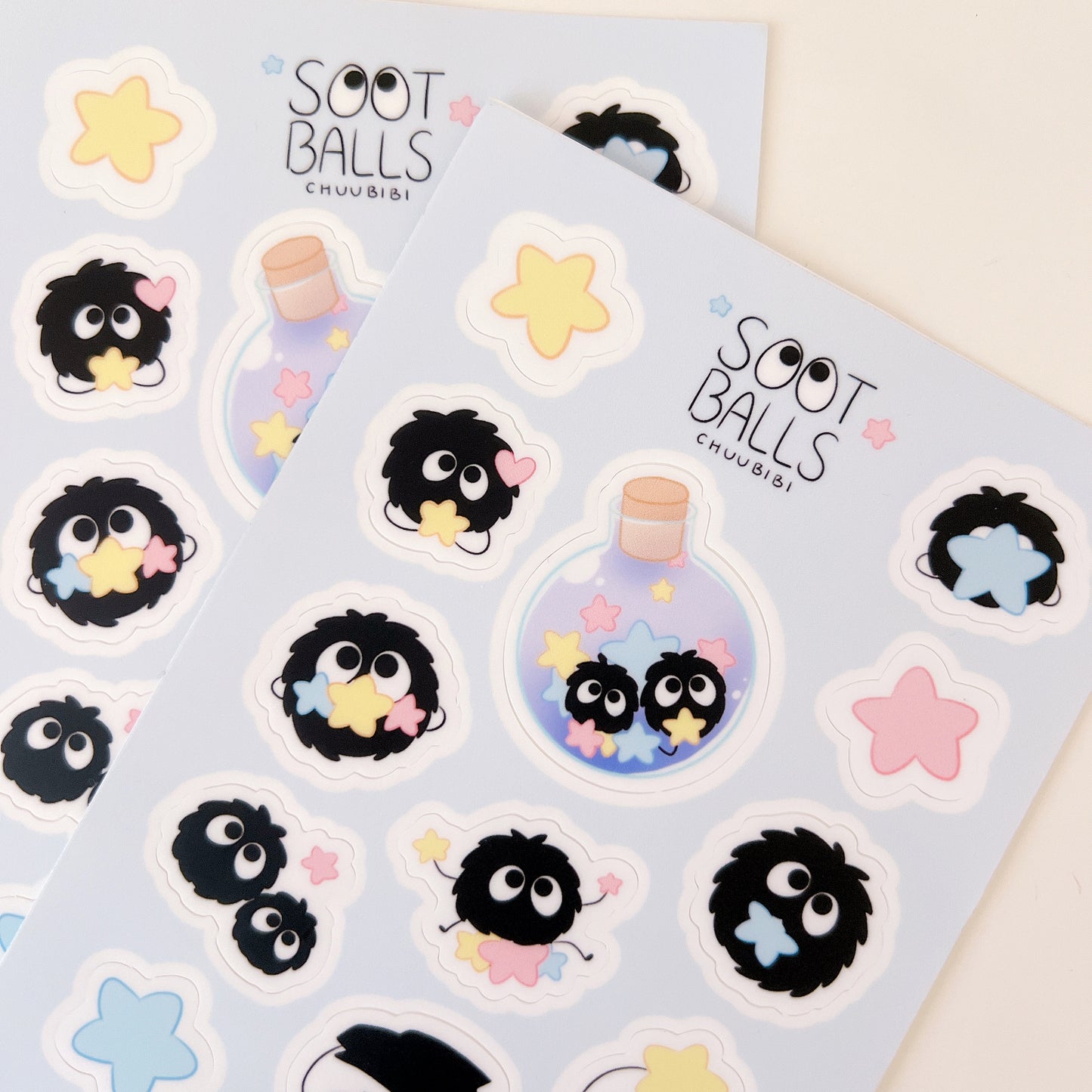 Soot Ball Sticker Sheet