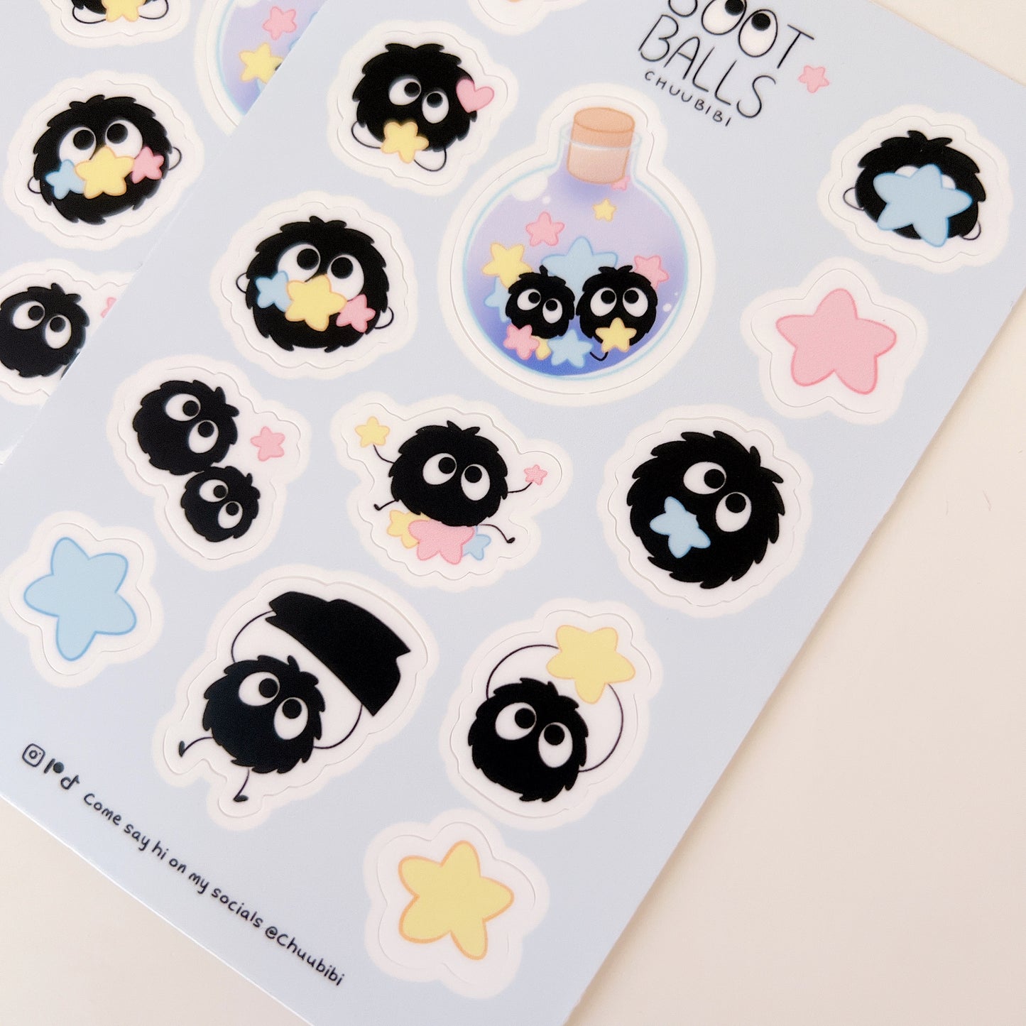 Soot Ball Sticker Sheet