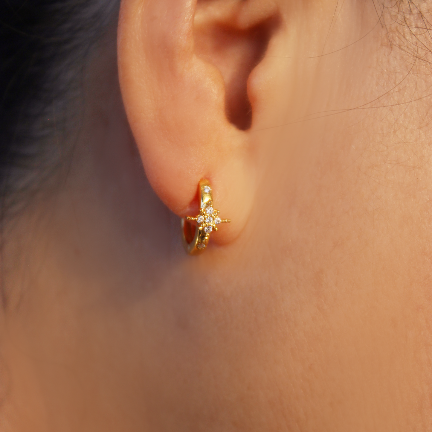 Glimmer Star Drop Earrings