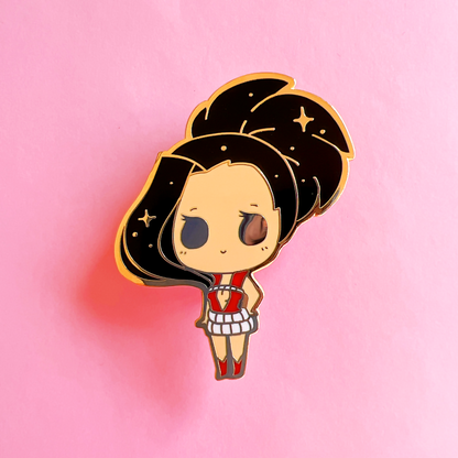 Momo Enamel Pin