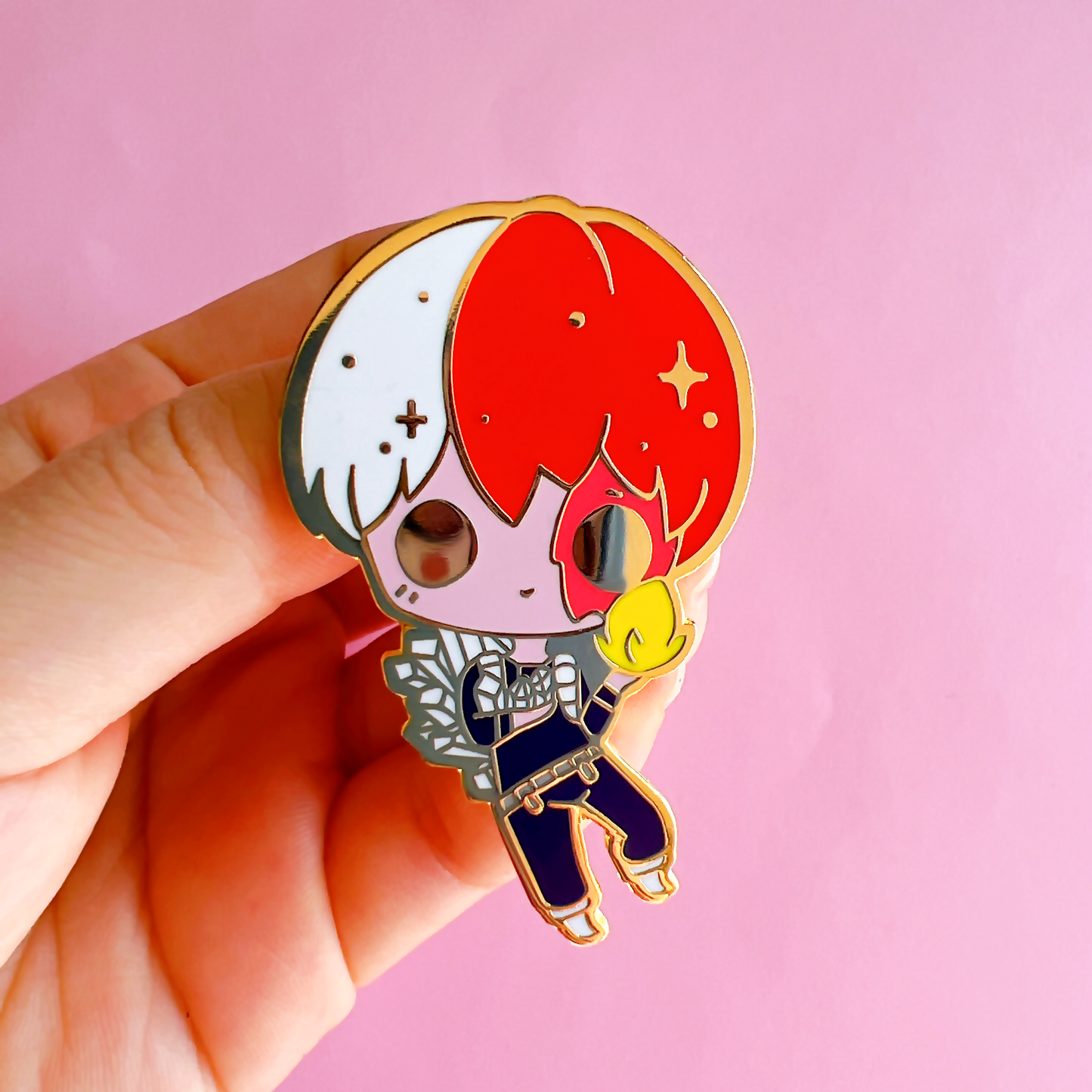 Todoroki Enamel Pin