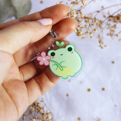 Frog Acrylic Charm